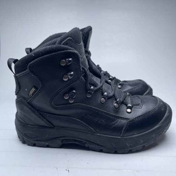 Lowa Boots Renegade GTX Mid TF Women Size 7 US Black combat boots Hiking outdoor - Picture 1 of 16
